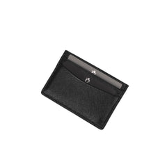 Card Holder Black in Saffiano Leather