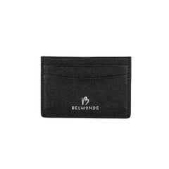 Card Holder Black in Saffiano Leather