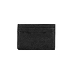Card Holder Black in Saffiano Leather