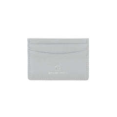 Card Holder Grey in Saffiano Leather
