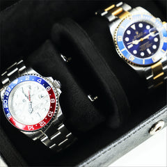 Duo Watch Roll in Black - 2Watches