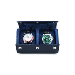 Duo Watch Roll in Blue - 2 Watches
