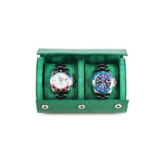 Duo Watch Roll in Green - 2 Watches