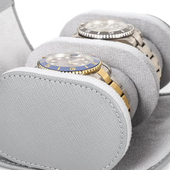 Duo Watch Roll in Grey - 2 Watches