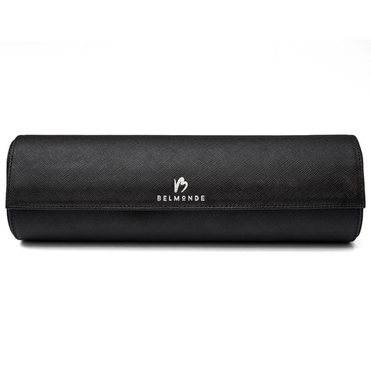 Quattro Watch Roll in Black - 4 Watches