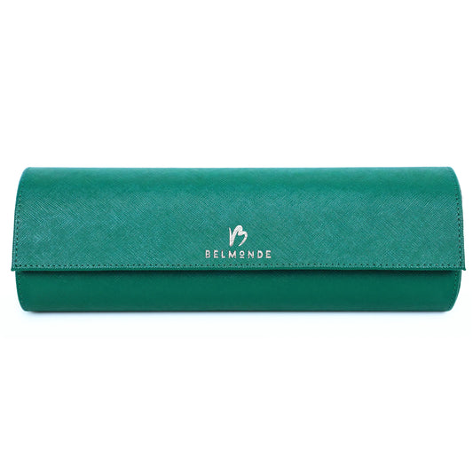 Quattro Watch Roll in Green - 4 Watches