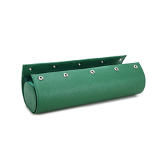 Quattro Watch Roll in Green - 4 Watches