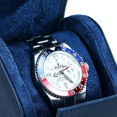 Solo Watch Roll in Blue - 1 Watch