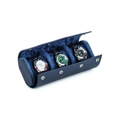 Trio Watch Roll in Blue - 3 Watches