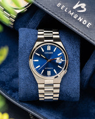 Trio Watch Roll in Blue - 3 Watches