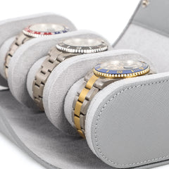 Trio Watch Roll in Grey - 3 Watches