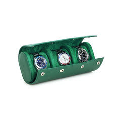 Trio Watch Roll in Green - 3 Watches