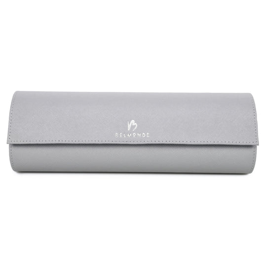 Quattro Watch Roll in Grey - 4 Watches