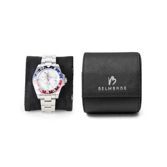 Solo Watch Roll in Black  - 1 Watch