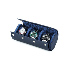 Trio Watch Roll in Blue - 3 Watches